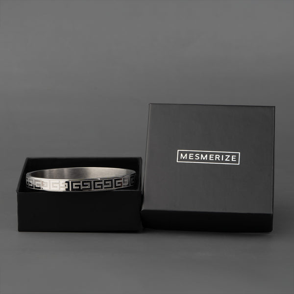 Top G Silver Bracelet
