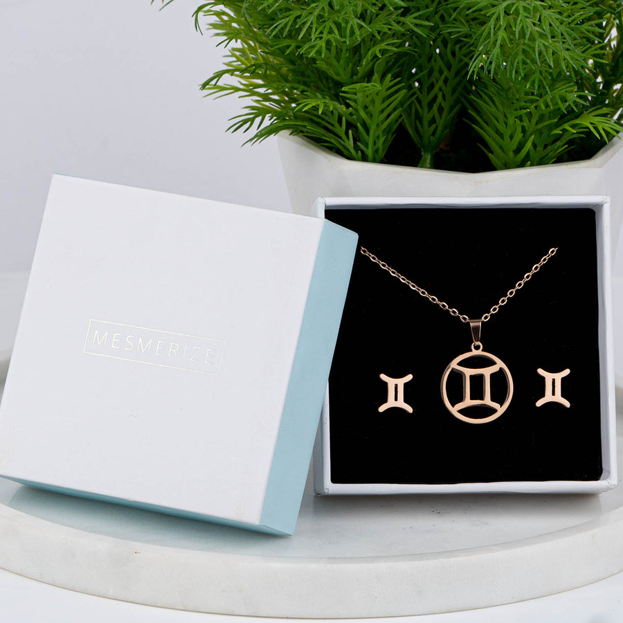 Gemini Necklace Earring Set (22 May - 21 Jun)