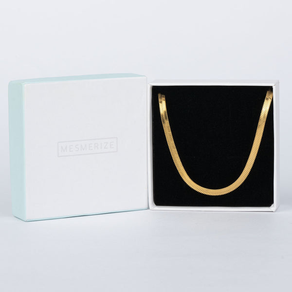 Gold Snake Chain Necklace