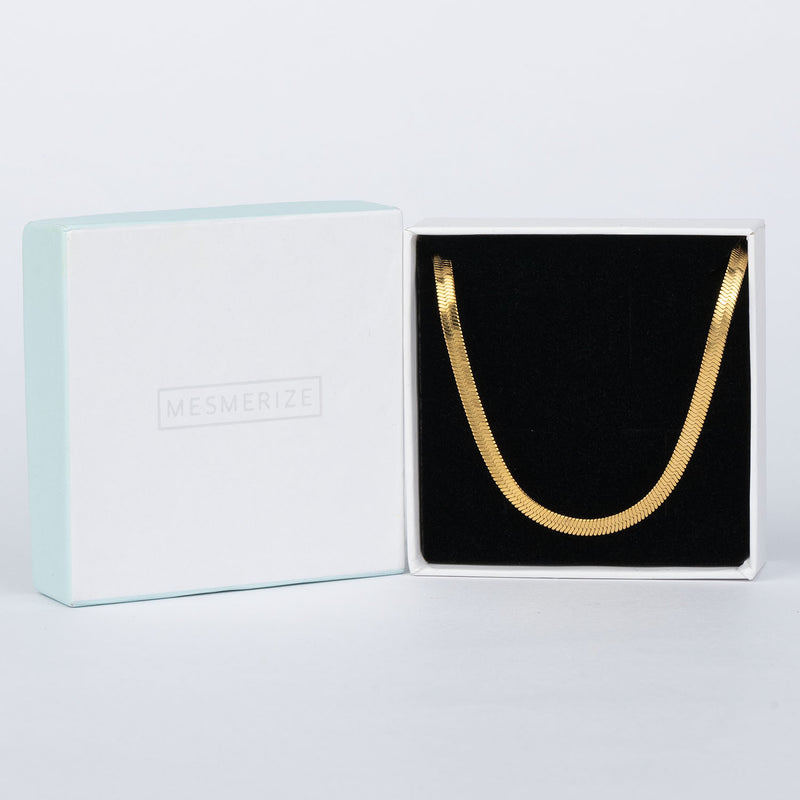 Gold Snake Chain Necklace