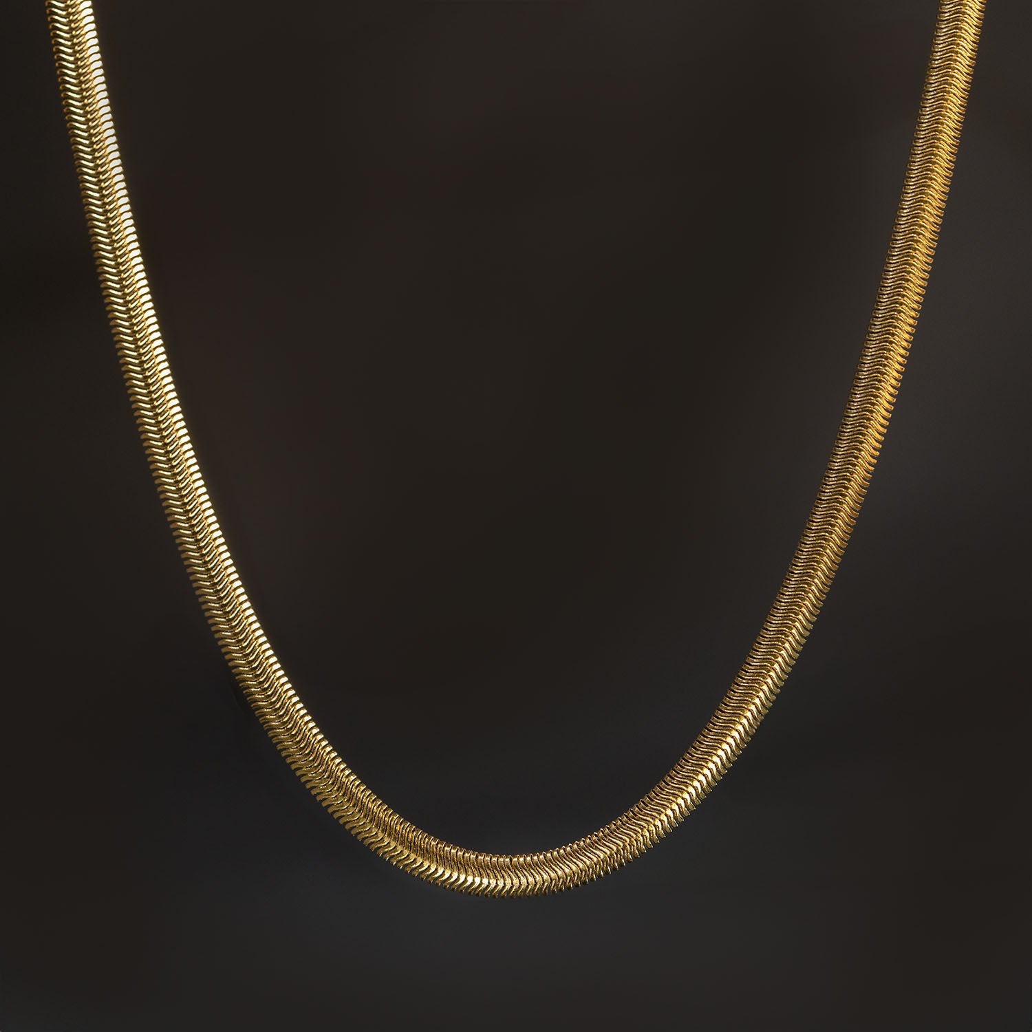 Premium Snake Chain For Men Gold