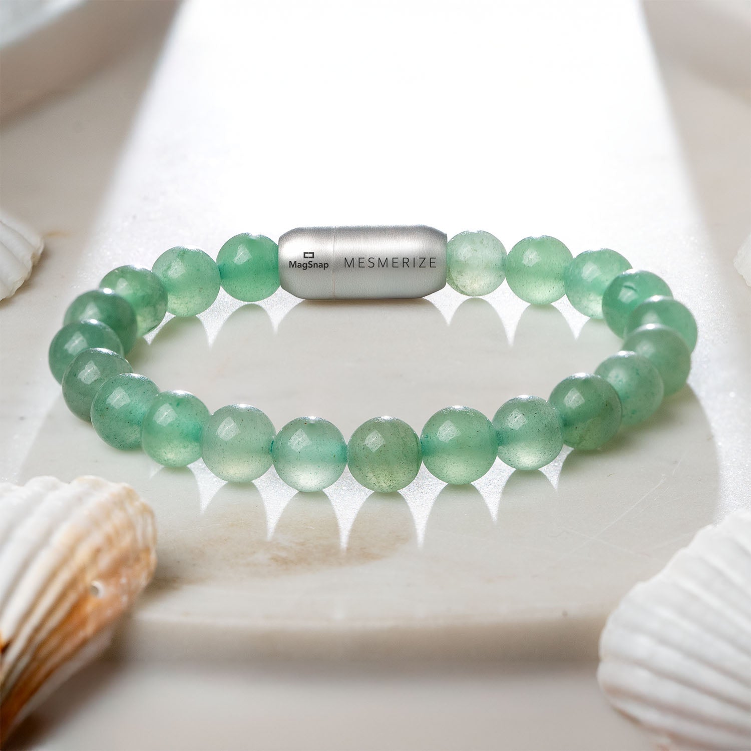 Bracelet En Aventurine Verte - Pierre Naturelle - Style élégant - Neuf Sans Emballage