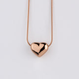 Rose Gold Heart Necklace