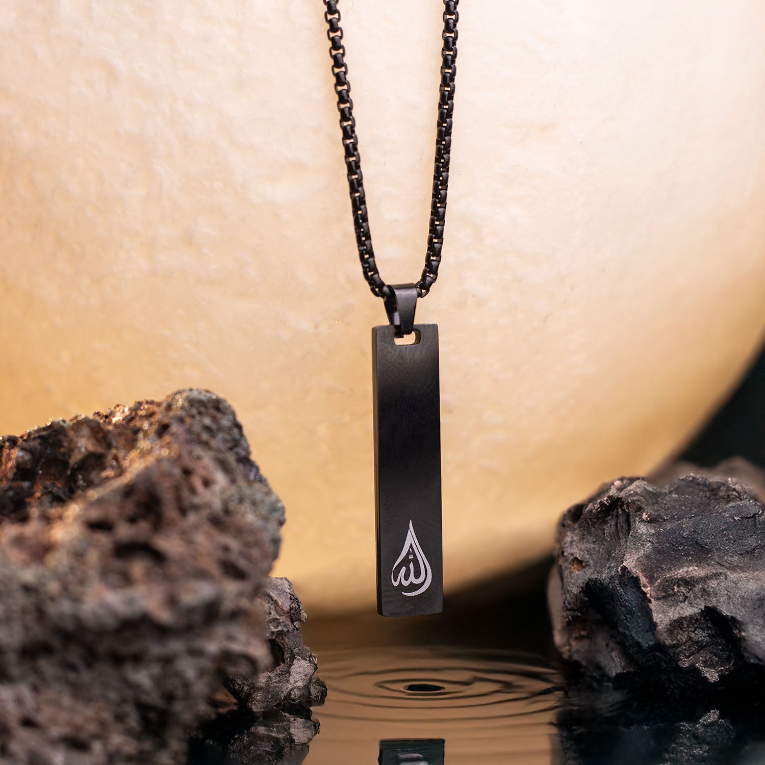Arabic Calligraphy Mini Tag Necklace
