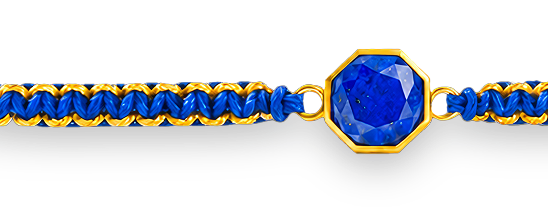 Lapis Lazuli 11 Carat Stone Rakhi