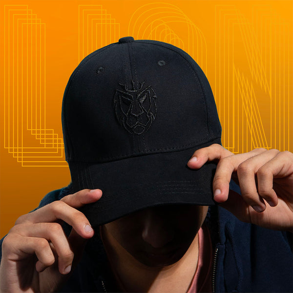 Ink Black Structured Suede Baseball Cap