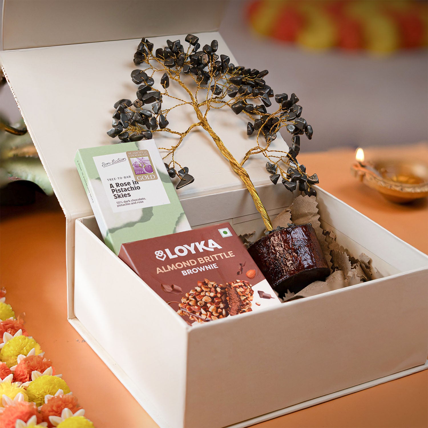 Mini Pyrite Tree Hamper