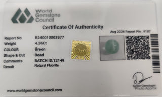 Multi Fluorite lab certificate 6