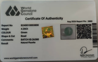 Multi Fluorite lab certificate 7