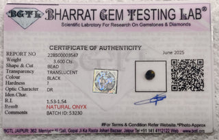 Om Onyx lab certificate 3