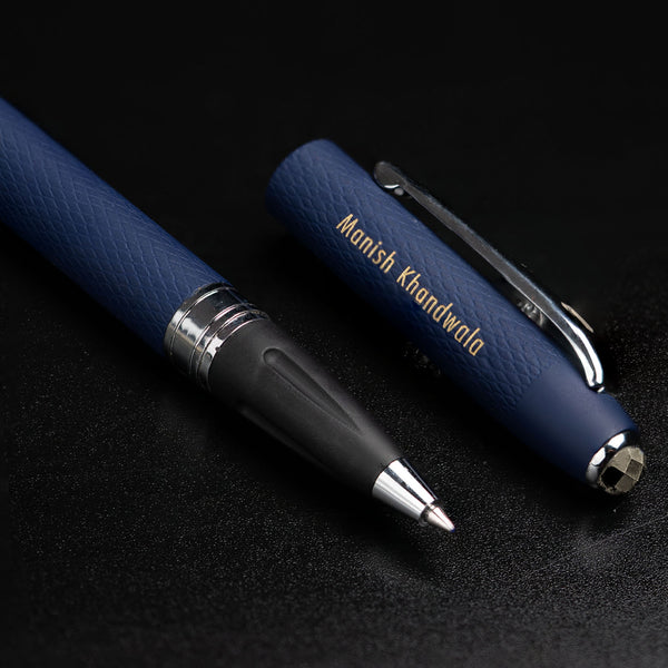 Pyritre Pen Pyrite 2 in 1 MagSnap Roller Ball Pen Matte Blue Finish with Stylus by ...
