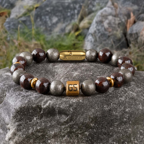 Personalised Garnet Pyrite