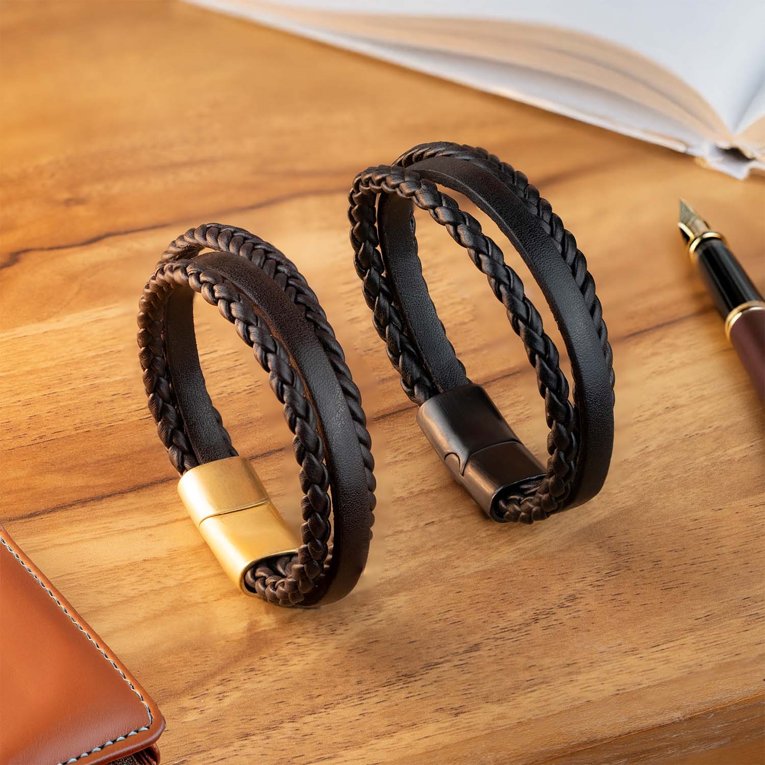 Rogue Textured NeoLeather Bracelet with MagSlide