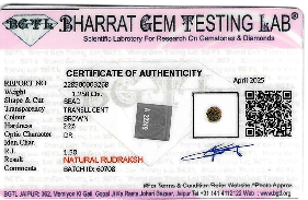 Rudraksh lab certificate 2