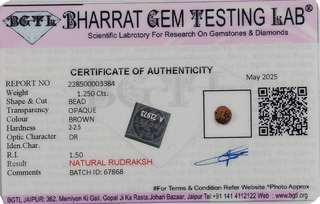 Rudraksh lab certificate 3