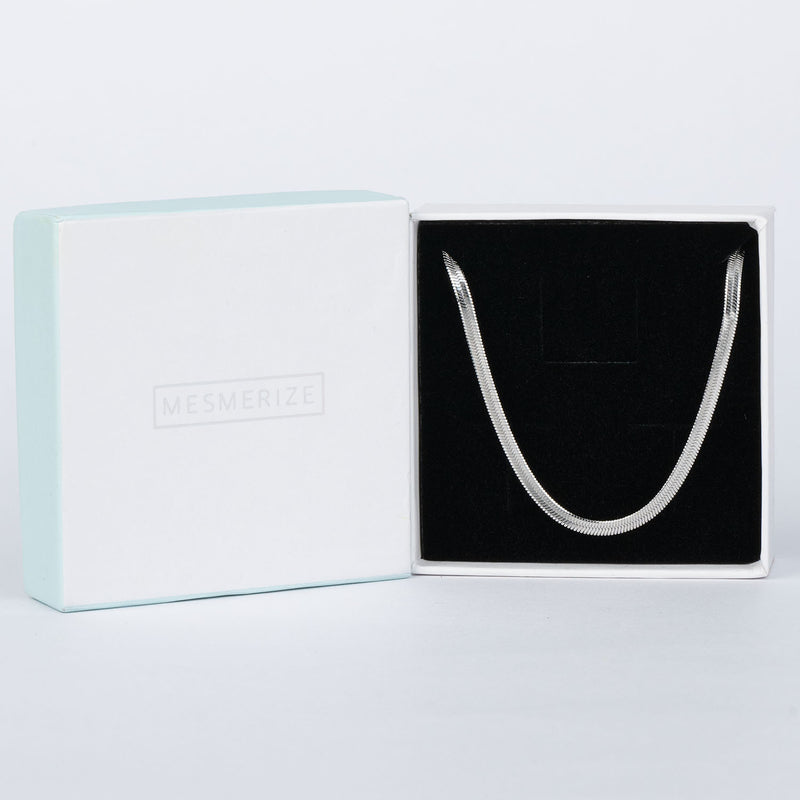 Silver Snake Chain Necklace