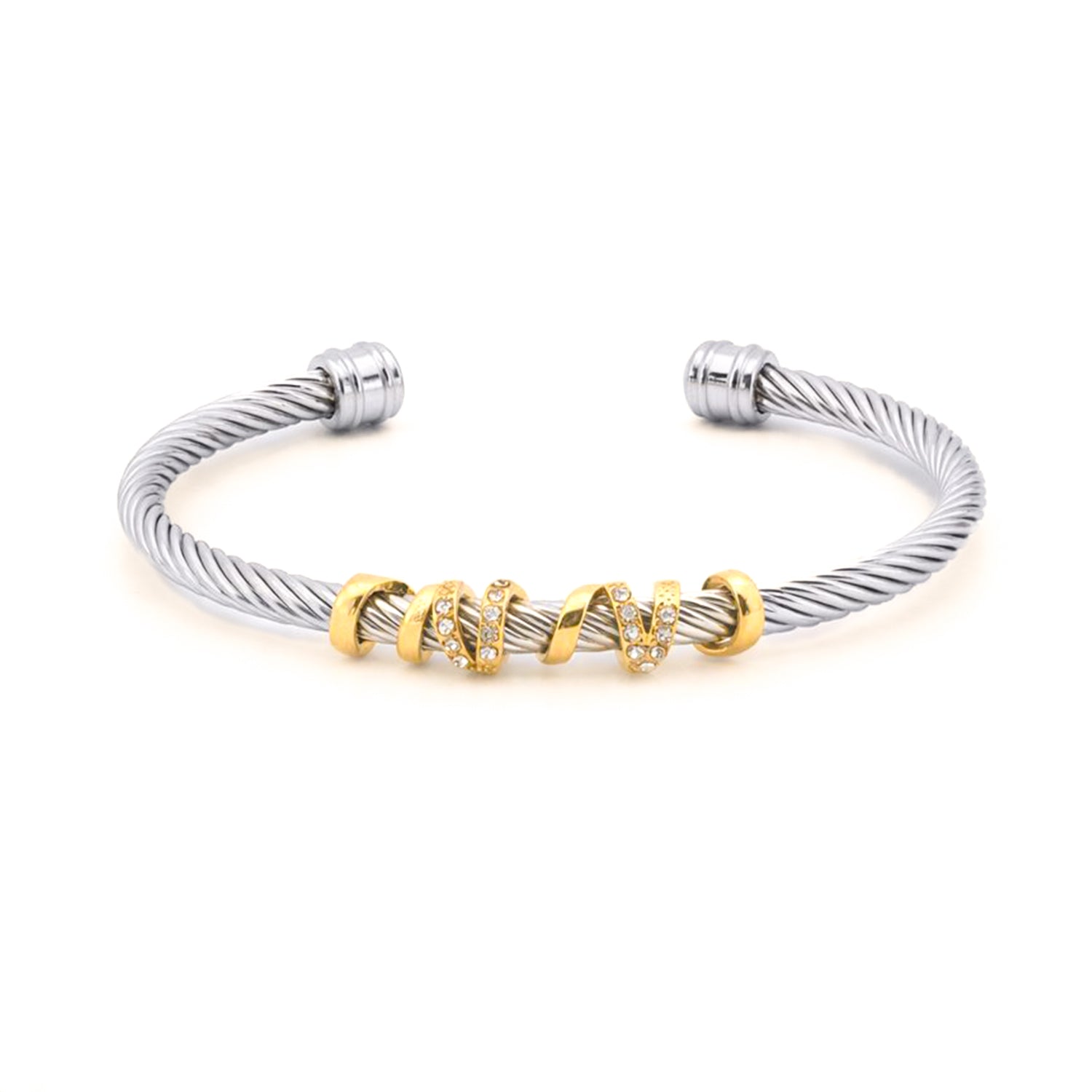 Spiral Grace Cuff Bracelet