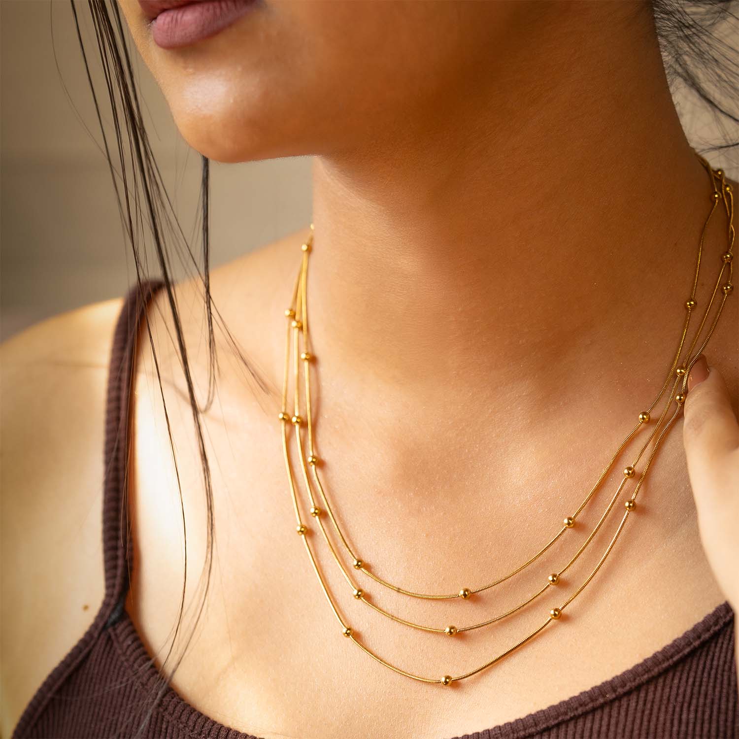 Stella Grace Layered Gold Necklace