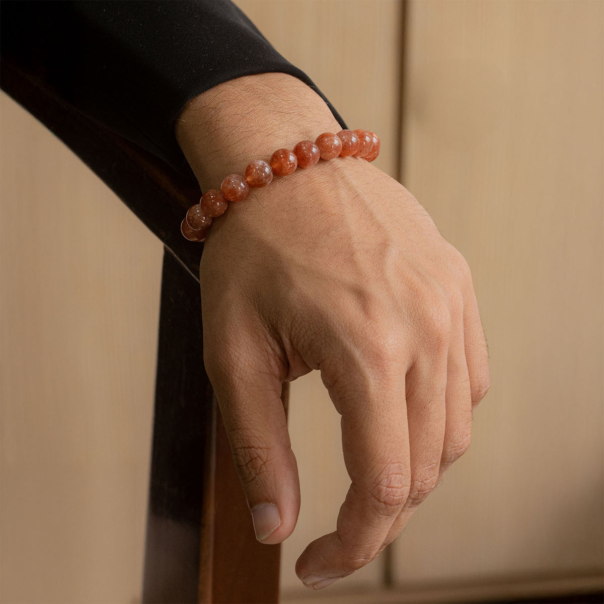 Positivity Sunstone Natural Stone Bracelet with Magsnap 2