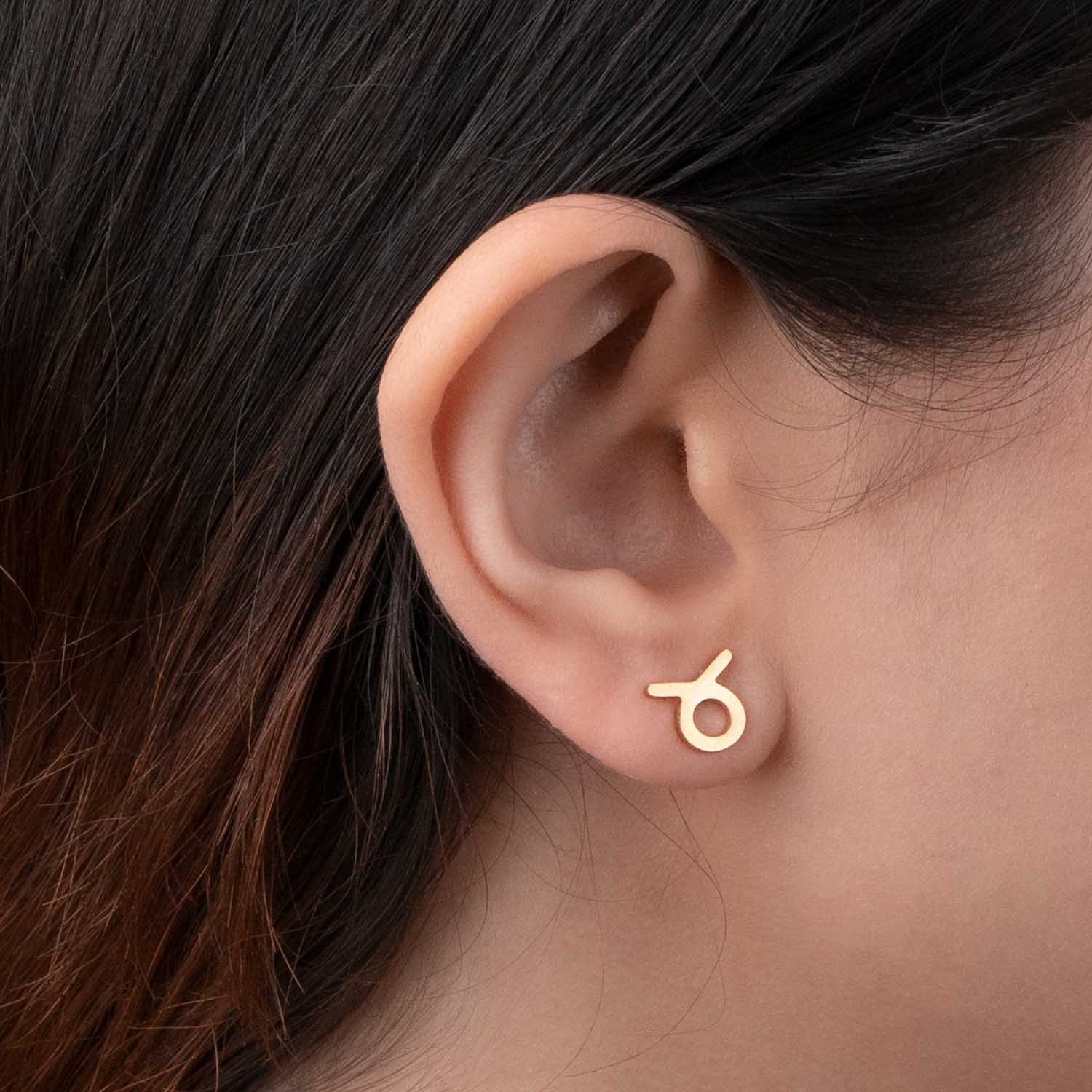 Taurus earrings clearance