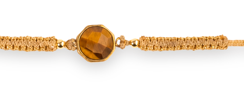 Tiger Eye 11 Carat Stone Rakhi