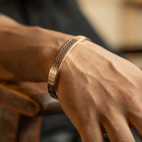 Viking Rose Gold Bracelet