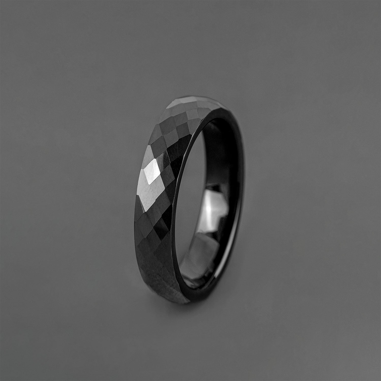 M Premium Jewellery Wakanda Black Ceramic Ring