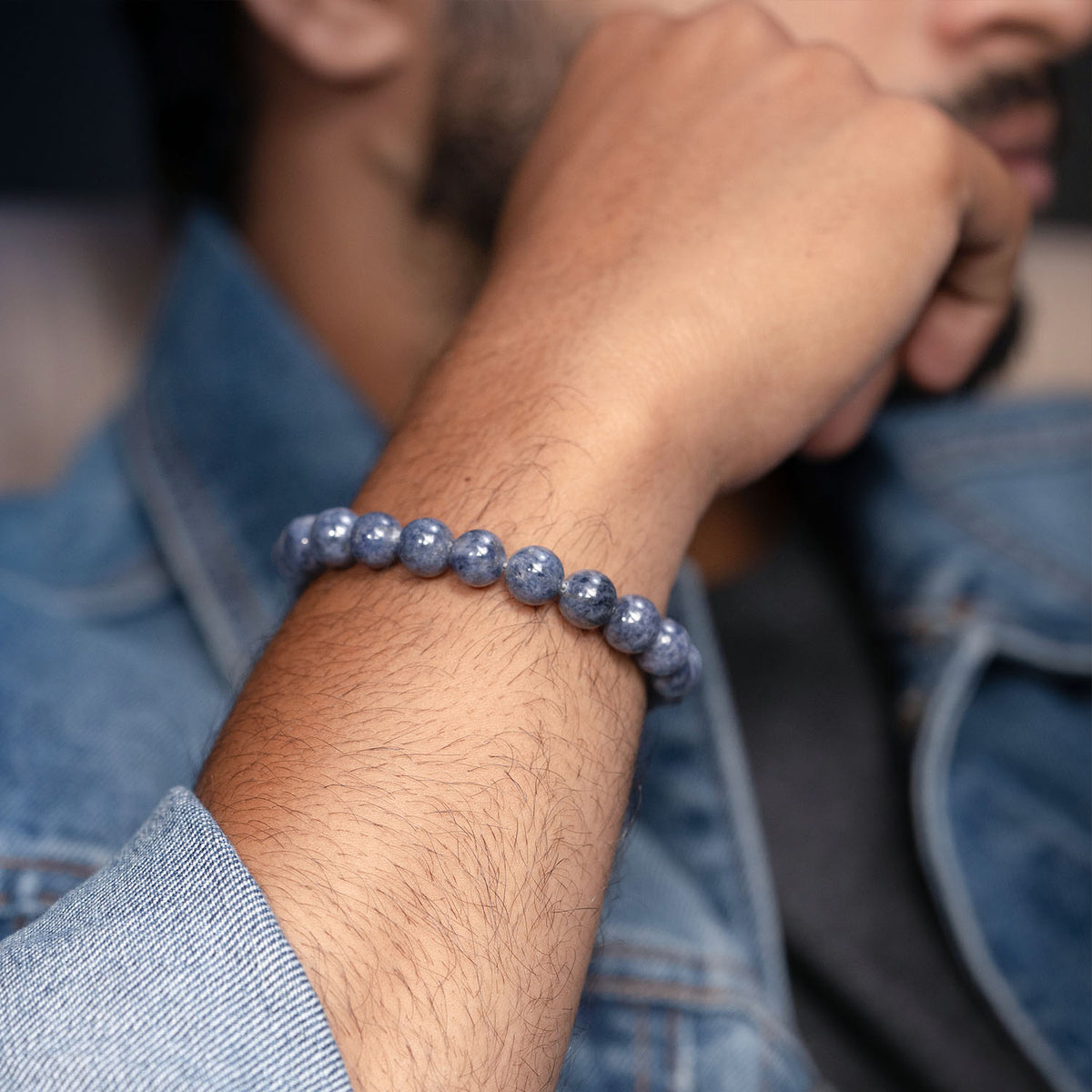 Gemini (Mithun) Zodiac Stone Bracelet with MagSnap
