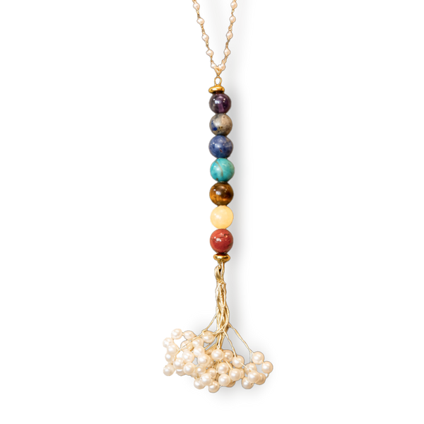 Balance 7 Chakra Lumba Sister & Bhabhi Natural Stone Rakhi