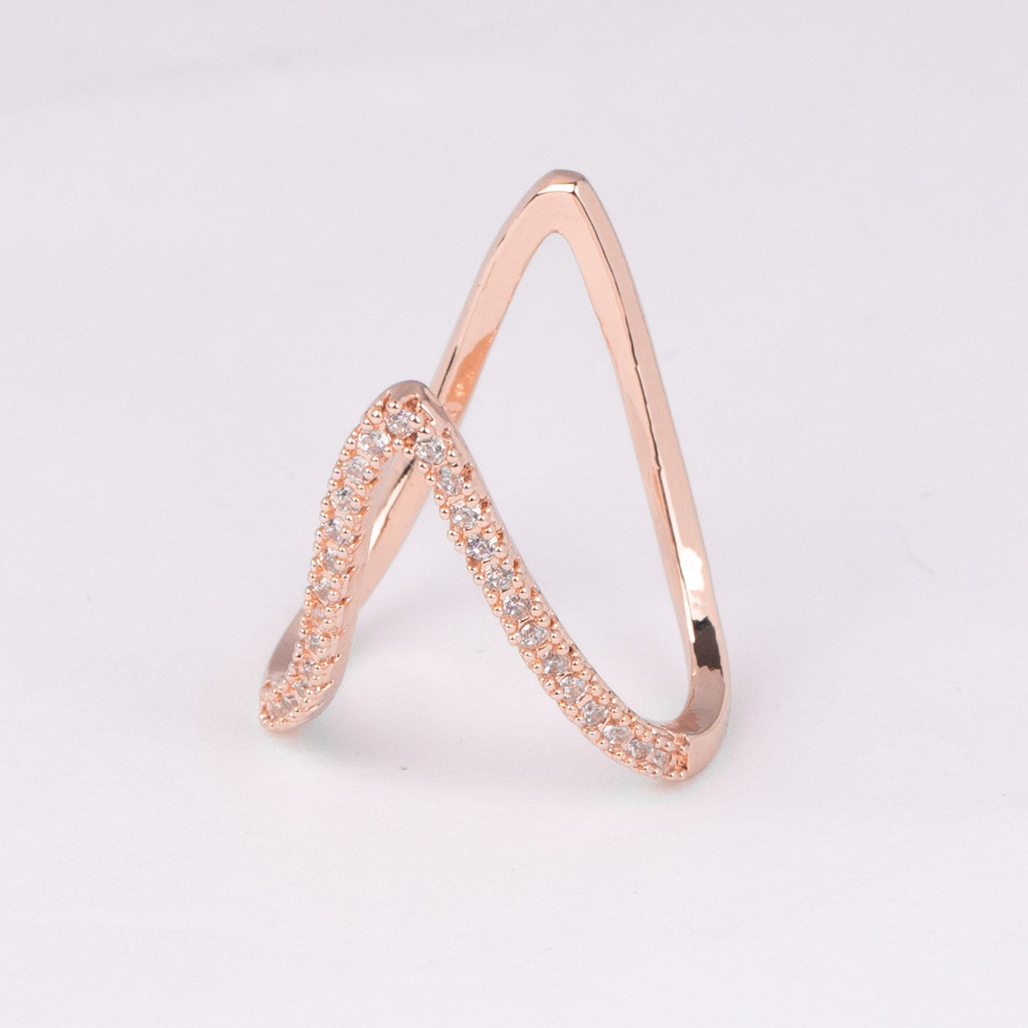 W Premium Jewellery Rings Esther Rose Gold