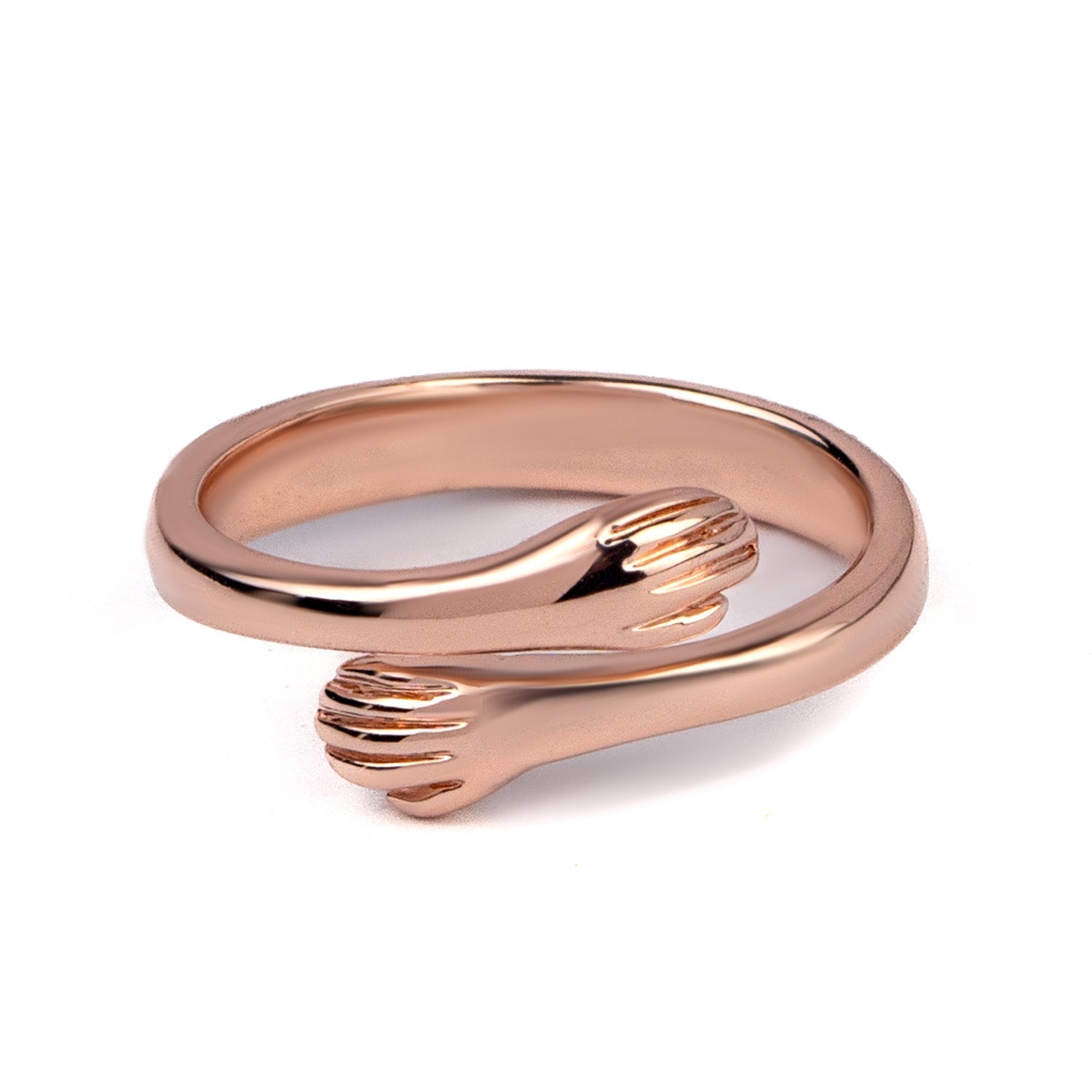 W Premium Jewellery Rings Hug Ring Rose Gold