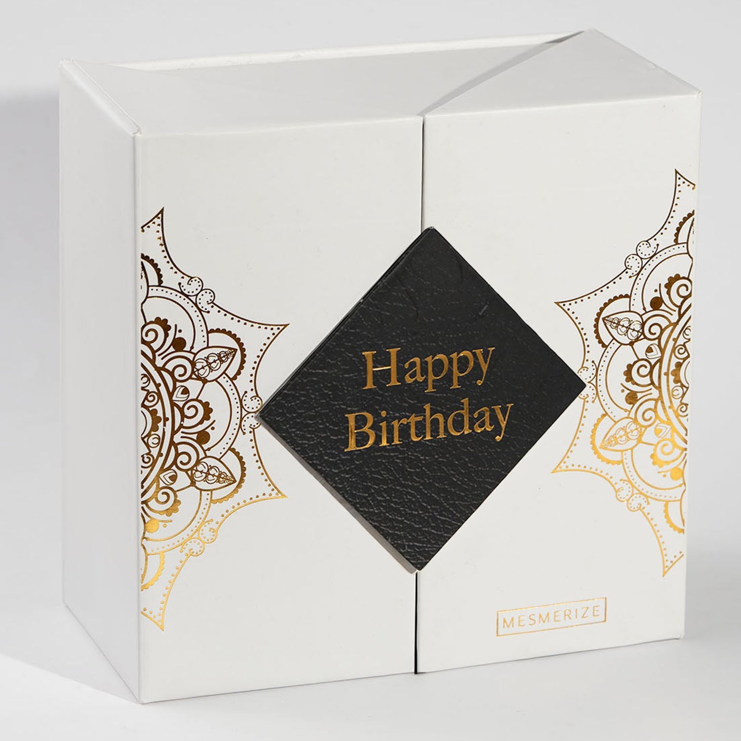 Large Foil Print Box Happy Birthday