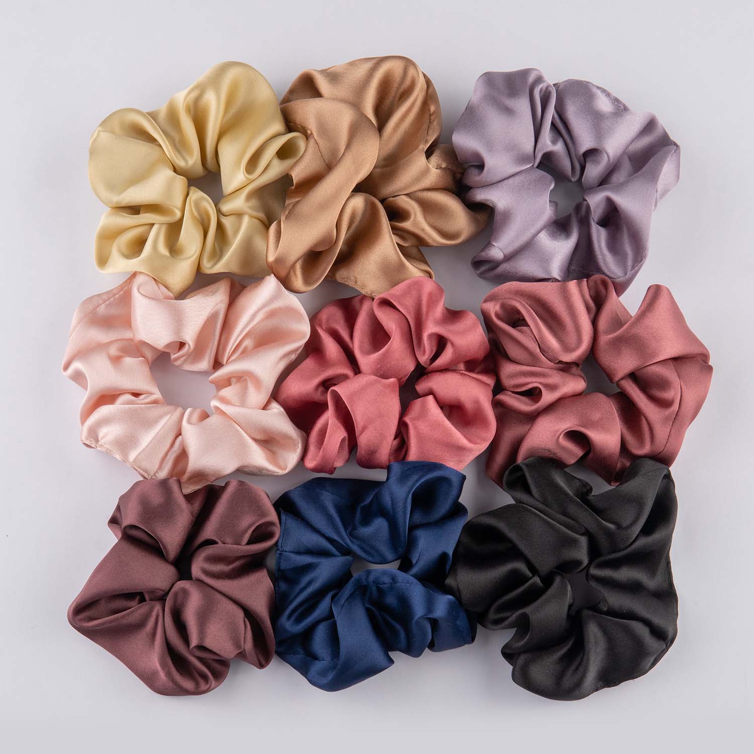 Ombre Scrunchie Combo (Pack of 9)