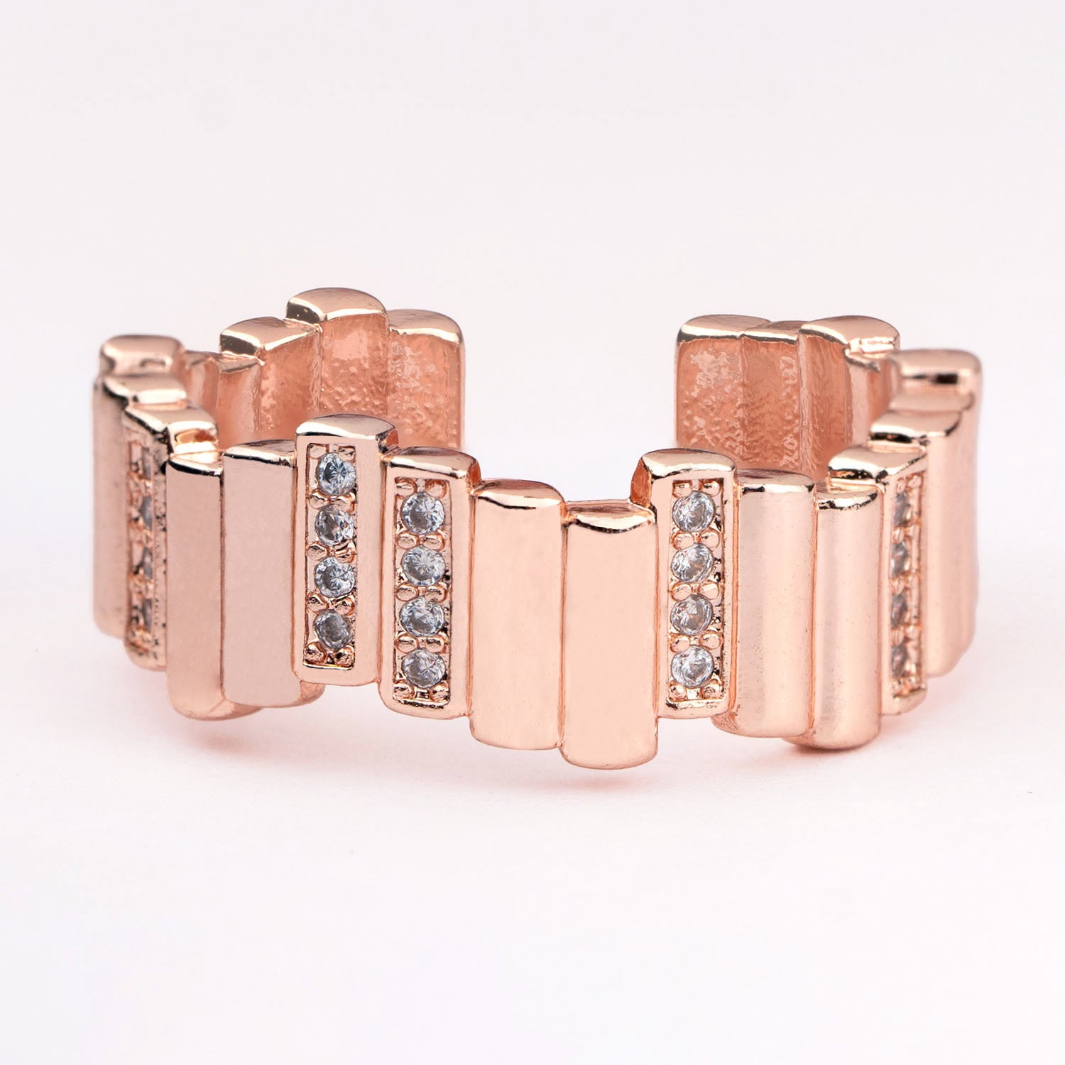W Premium Jewellery Rose Gold Signature Ring