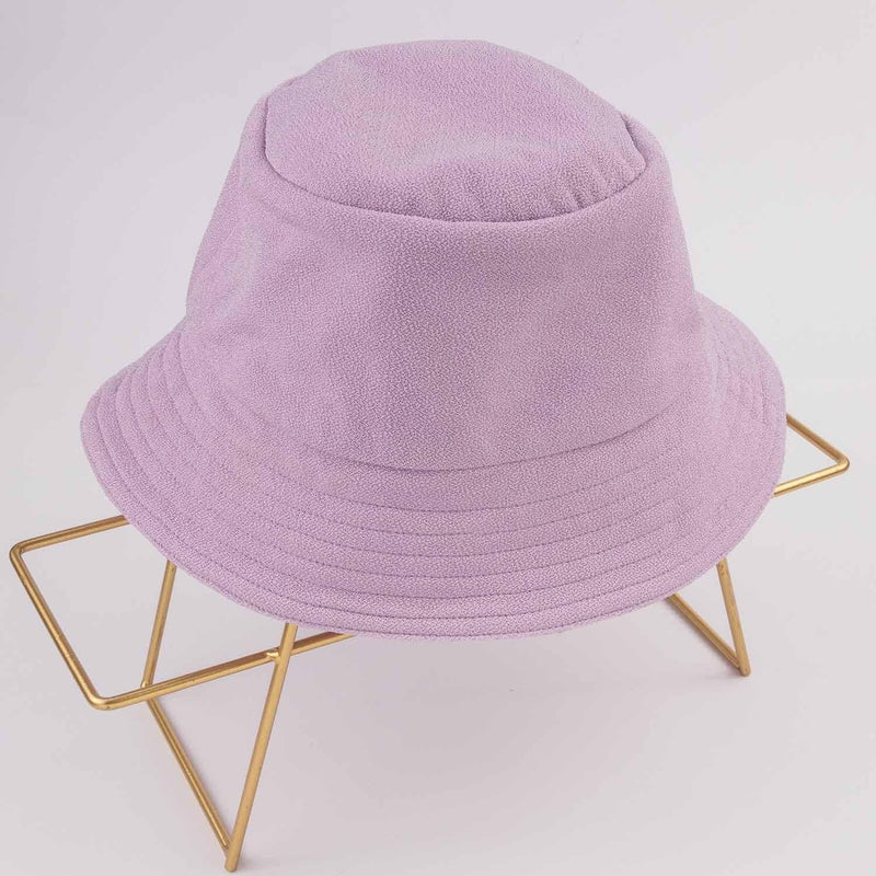 Periwinkle Lilac Knitted Bucket Hat