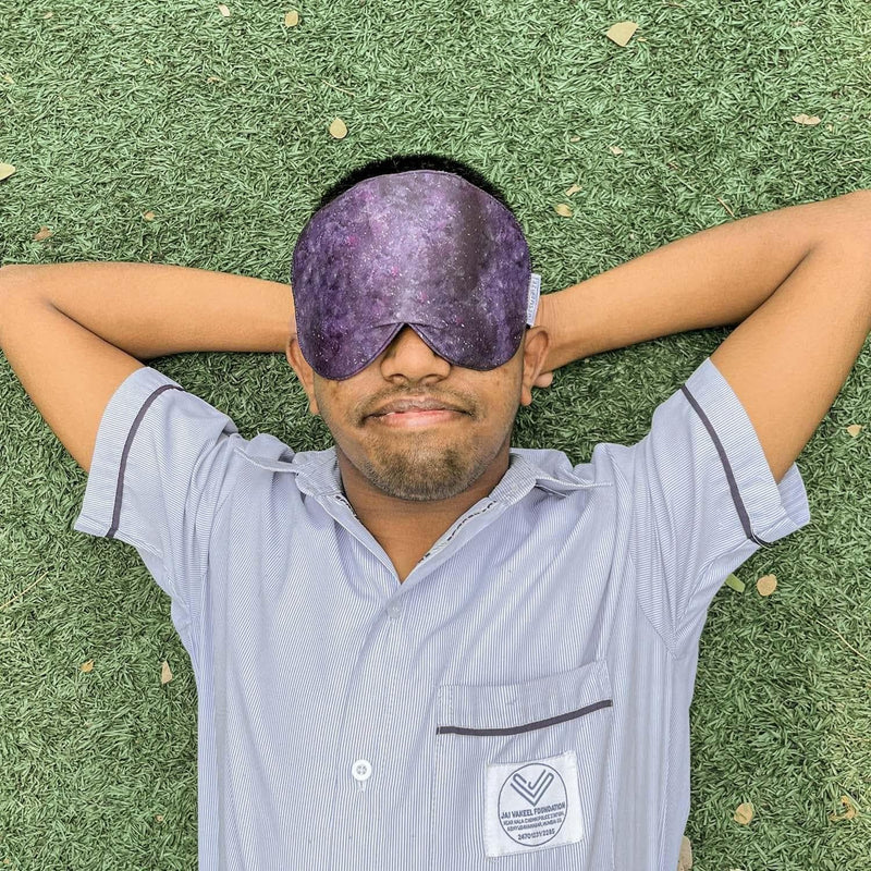 Deep Space Satin Eye Mask