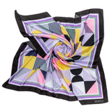 Ethereal Print Satin Square Scarf