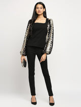 Fallon Sequinned Bling Sleeves