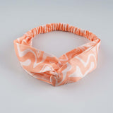 Pumpkin Spice Elastic Satin Hairband