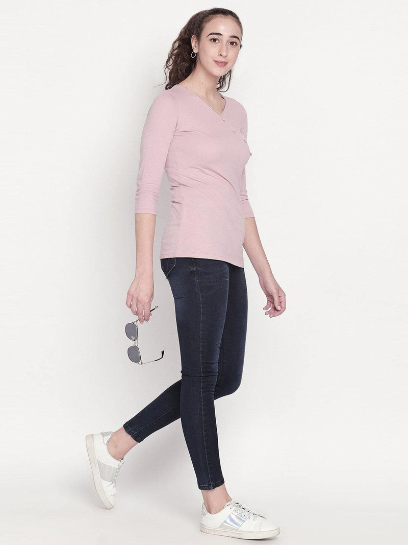 Solid Pink Top