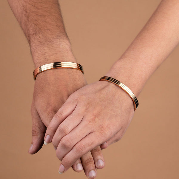 Apollo Rose Gold Couple Bracelet