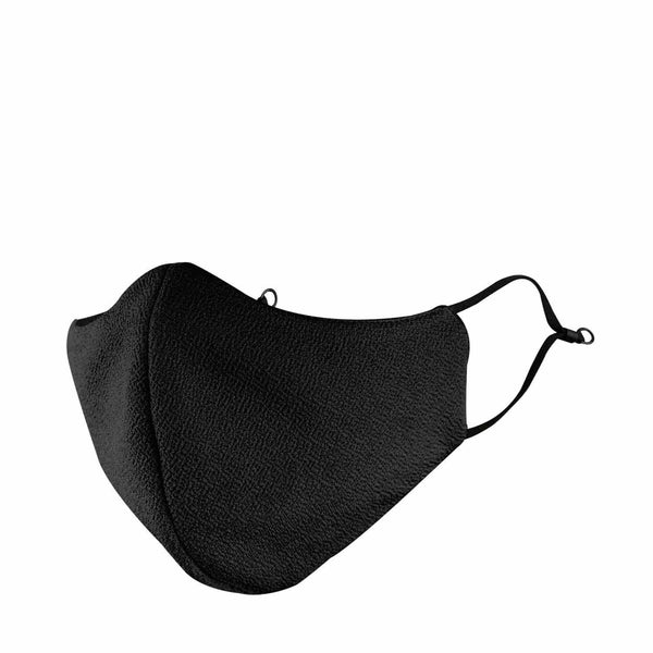 Jet Black Teens Knitted Aero Mask