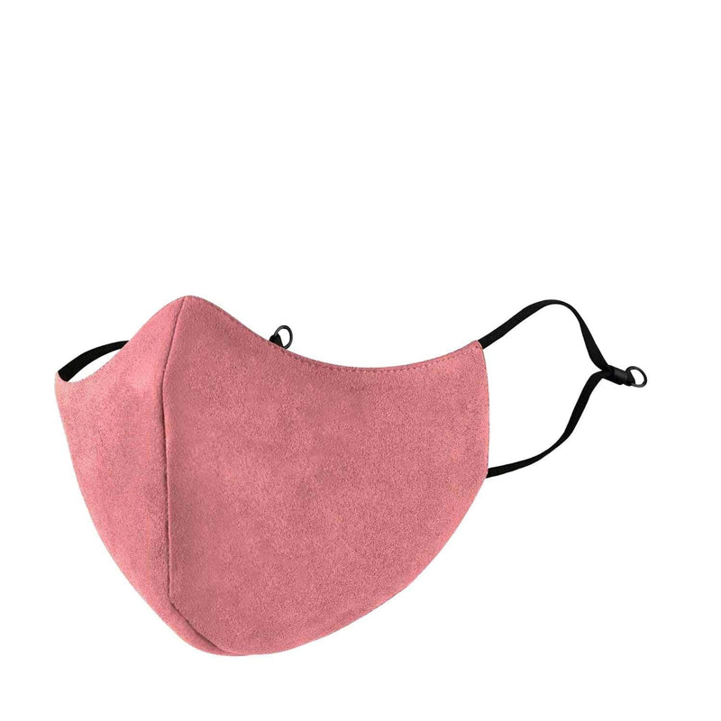 Blush Pink Teens Suede Aero Mask