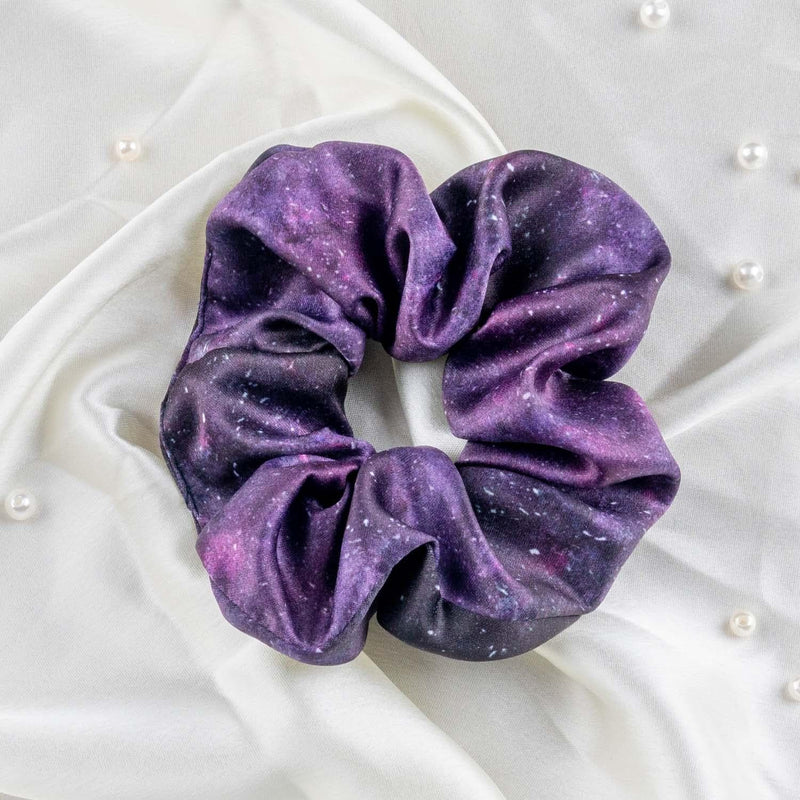 Deep Space Regular Satin Scrunchie