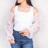 Rebekah Organza Sleeves