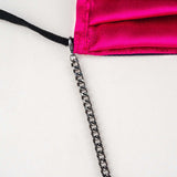 Double Loop Mini Curb Mask Chains (Antique Gold, Gun Metal)