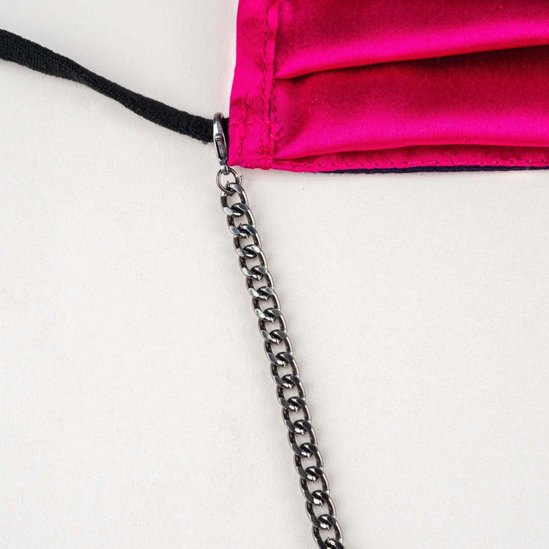 Double Loop Mini Curb Mask Chains (Antique Gold, Gun Metal)