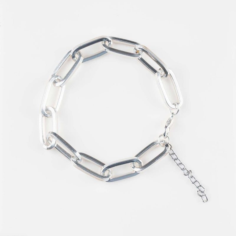 Linked Silver Bracelet