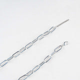 Linked Silver Necklace