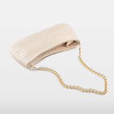 Creme Nude Baguette Bag